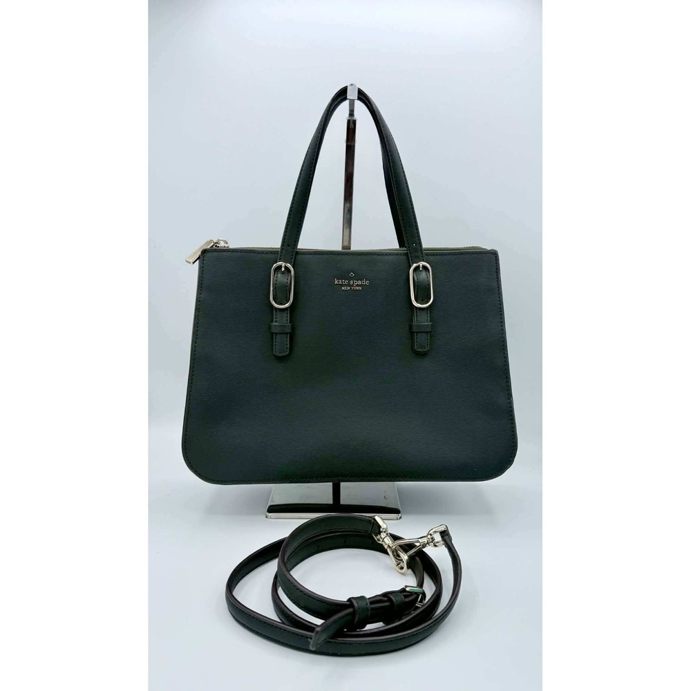 Kate Spade New Yorkβ Connie Medium Triple Gusset Satchel Green Saffiano Leather